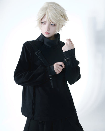 Versatile Unisex Dark Outfit Set -  layering clothing - Versatile Unisex Dark Outfit Set for Any Occasion - View 6