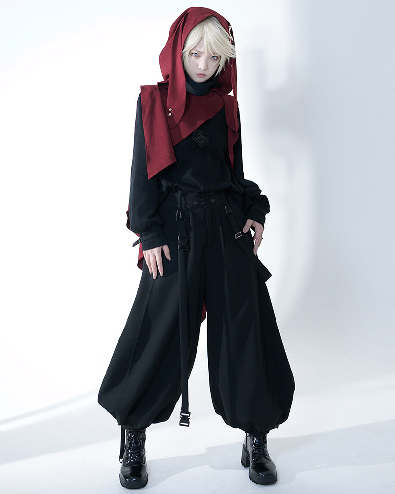 Versatile Unisex Dark Outfit Set - New Arrivals - Versatile Unisex Dark Outfit Set for Any Occasion - Main view