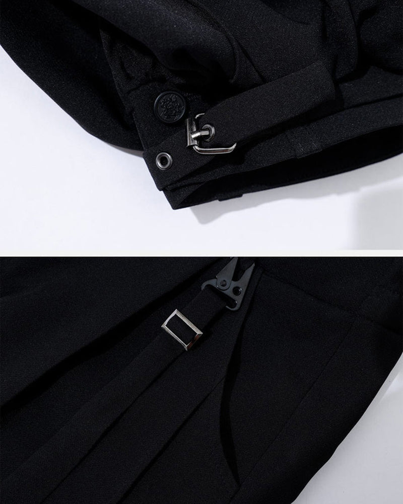 Versatile Unisex Dark Outfit Set - New Arrivals - Versatile Unisex Dark Outfit Set for Any Occasion - View 19