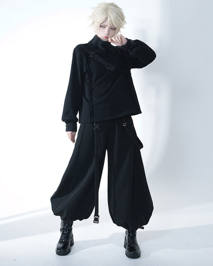 Versatile Unisex Dark Outfit Set - unisex outfit - Versatile Unisex Dark Outfit Set for Any Occasion - View 3