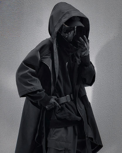 Versatile Unisex Techwear Jacket -  adjustable fit jacket - Versatile Unisex Techwear Jacket for All Seasons - View 3