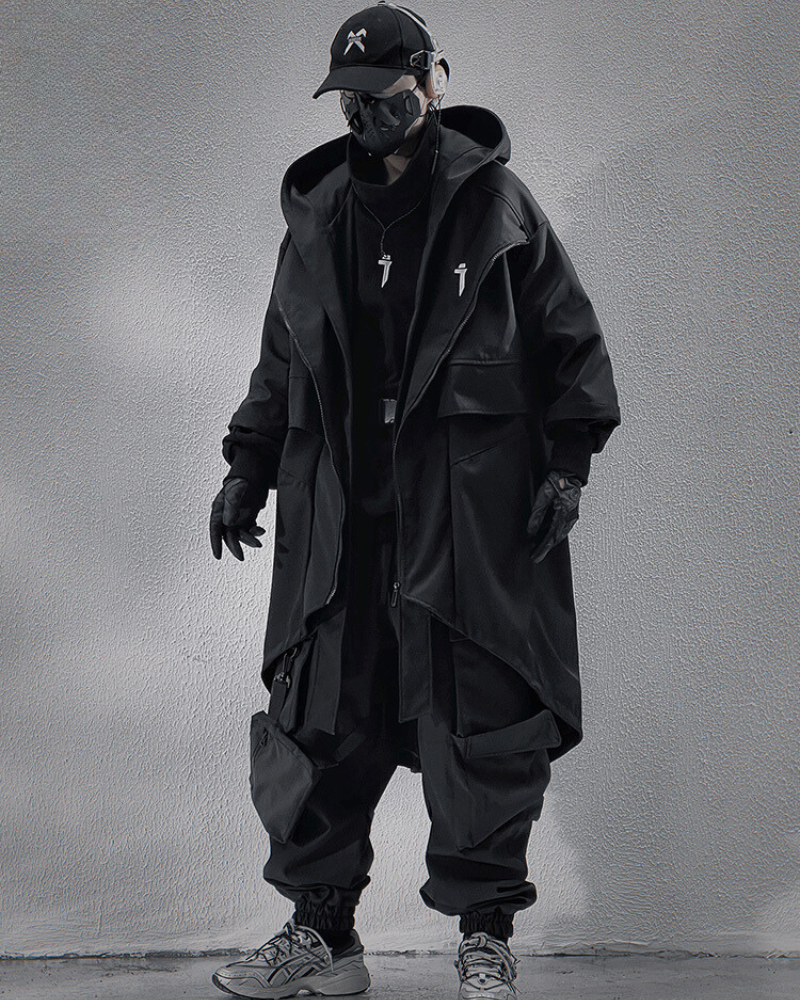 Versatile Unisex Techwear Jacket - durable outdoor jacket - Versatile Unisex Techwear Jacket for All Seasons - Main view