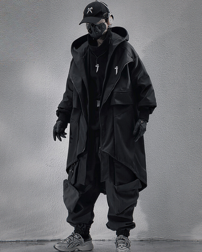 Versatile Unisex Techwear Jacket - durable outdoor jacket - Versatile Unisex Techwear Jacket for All Seasons - Main view