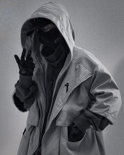 Versatile Unisex Techwear Jacket -  outdoor coat - Versatile Unisex Techwear Jacket for All Seasons - View 4