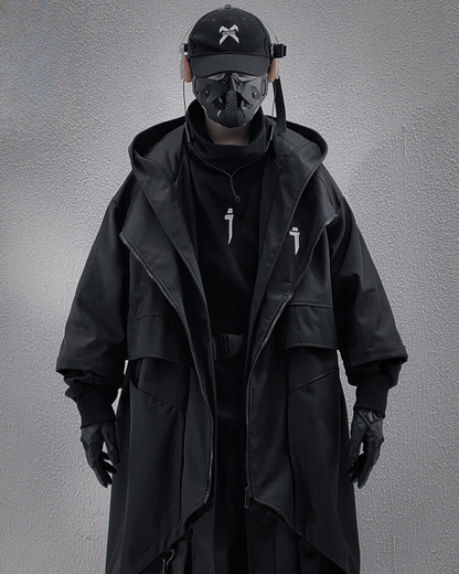 Versatile Unisex Techwear Jacket - techwear jacket - Versatile Unisex Techwear Jacket for All Seasons - View 9