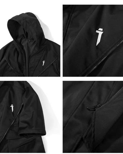 Versatile Unisex Techwear Jacket -  unisex jacket - Versatile Unisex Techwear Jacket for All Seasons - View 12