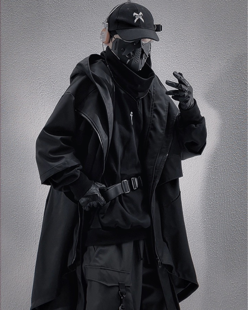 Versatile Unisex Techwear Jacket -  unisex jacket - Versatile Unisex Techwear Jacket for All Seasons - View 5