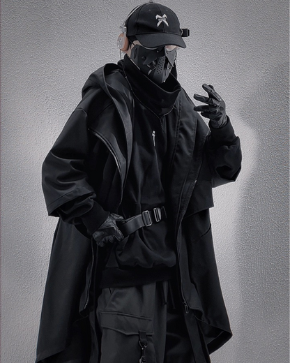 Versatile Unisex Techwear Jacket -  unisex jacket - Versatile Unisex Techwear Jacket for All Seasons - View 5