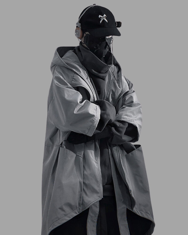 Versatile Unisex Techwear Jacket -  waterproof jacket - Versatile Unisex Techwear Jacket for All Seasons - View 6