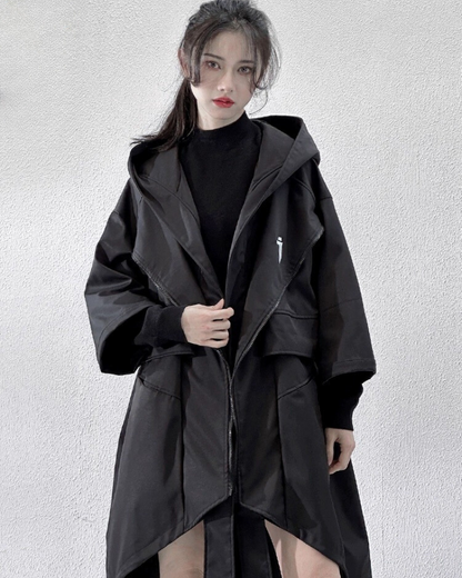 Versatile Unisex Techwear Jacket -  weatherproof coat - Versatile Unisex Techwear Jacket for All Seasons - View 7