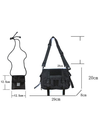Versatile Urban Sling Bag -  sling bag - Versatile Sling Bag for Urban Techwear and Casual Outings - View 5