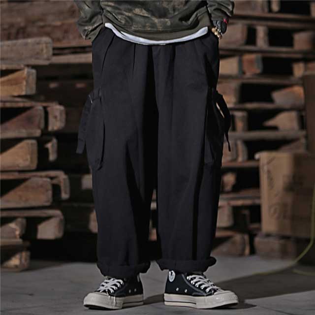Versatile Utility Cargo Trousers -  cotton trousers - Comfortable Cargo Pants with Practical Pockets - View 5
