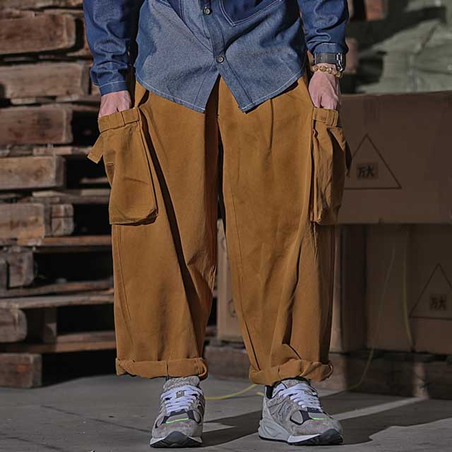 Versatile Utility Cargo Trousers -  harajuku style - Comfortable Cargo Pants with Practical Pockets - View 7