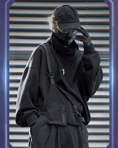 Versatile Utility Overall Pants -  overall pants - Stylish Multi-Pocket Utility Overall Pants for Everyday Use - View 6