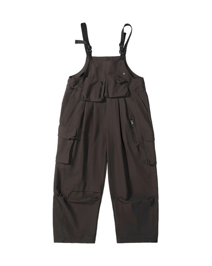 Versatile Utility Overall Pants -  rugged urban exploration pants - Stylish Multi-Pocket Utility Overall Pants for Everyday Use - View 7