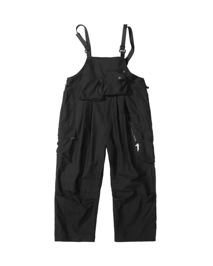 Versatile Utility Overall Pants -  urban style - Stylish Multi-Pocket Utility Overall Pants for Everyday Use - View 8