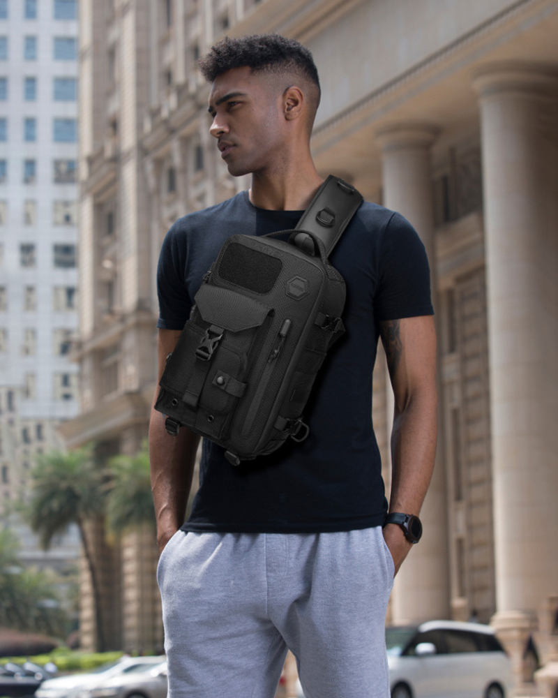 Versatile Waterproof Chest Pack -  anti-theft pack - Spacious Waterproof Chest Pack for Outdoor Adventures - View 3