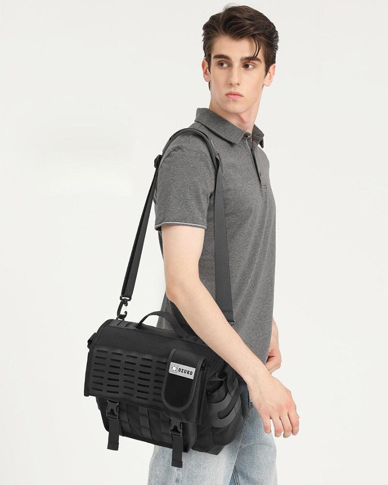 Versatile Waterproof Sling Bag -  durable messenger bag - Waterproof Sling Bag with Adjustable Strap for Commuting - View 5