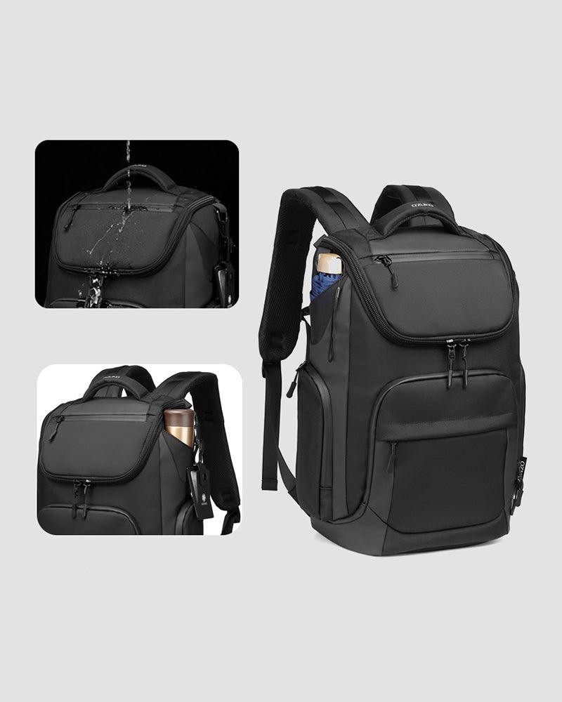 Versatile Waterproof Tech Backpack -  wear-resistant backpack - Stylish Waterproof Tech Backpack for Everyday Use - View 6