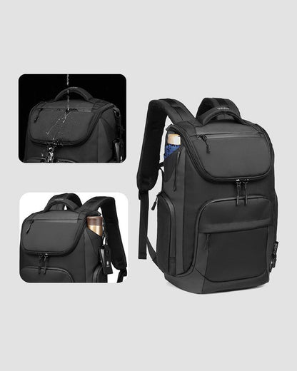 Versatile Waterproof Tech Backpack -  wear-resistant backpack - Stylish Waterproof Tech Backpack for Everyday Use - View 6