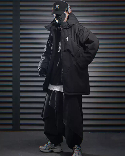 Versatile Winter Hooded Jacket -  stylish outerwear - Stylish Winter Hooded Jacket for Daily Comfort - View 6
