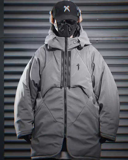 Versatile Winter Hooded Jacket - winter jacket - Stylish Winter Hooded Jacket for Daily Comfort - Main view