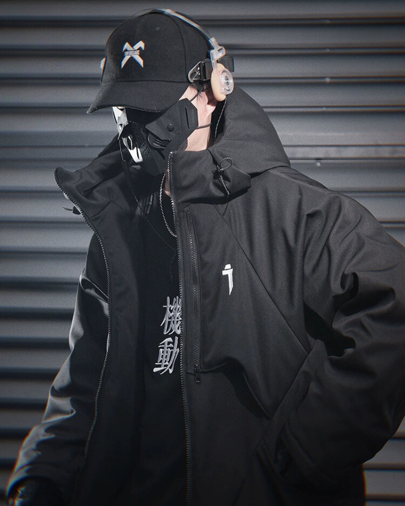 Versatile Winter Hooded Jacket - winter techwear - Stylish Winter Hooded Jacket for Daily Comfort - View 2