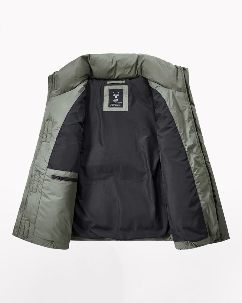 Versatile Winter Nylon Vest -  comfy winter layers - Functional Unisex Winter Nylon Vest for Layering - View 4