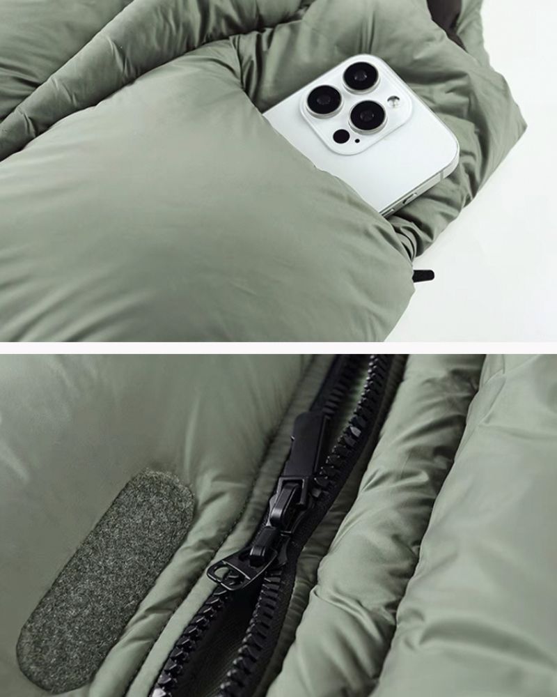 Versatile Winter Nylon Vest -  nylon vest - Functional Unisex Winter Nylon Vest for Layering - View 7