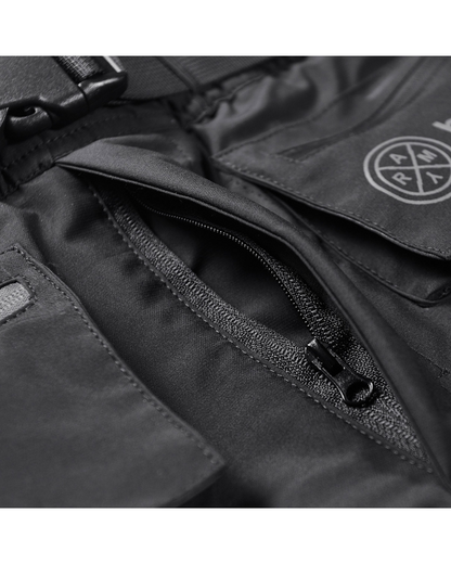 Versatile Zip Pocket Cargo Shorts -  black shorts - Comfortable Zip Pocket Cargo Shorts for Everyday Wear - View 5