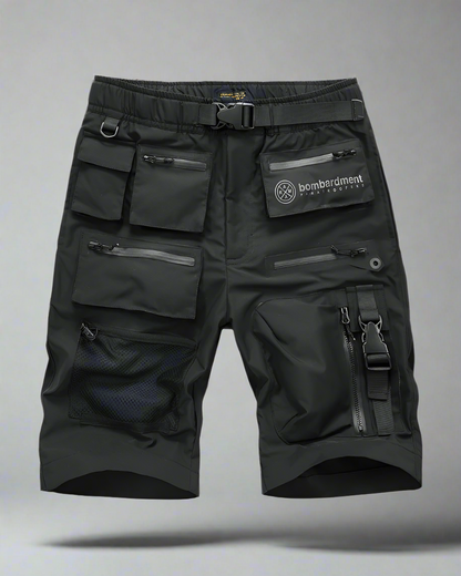 Versatile Zip Pocket Cargo Shorts - cargo shorts - Comfortable Zip Pocket Cargo Shorts for Everyday Wear - Main view