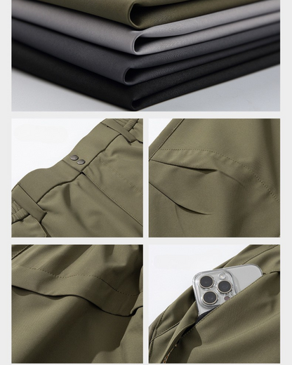 Versatile Zip-Up Adventure Pants -  outdoor wear - Adventure-Ready Zip-Up Hiking Pants for Comfort - View 12