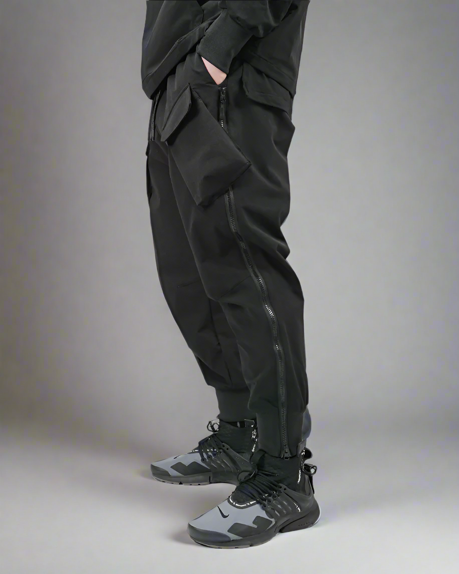 Versatile Zip-Up Cargo Pants -  active lifestyle pants - Breathable Zip-Up Cargo Pants for Active Lifestyles - View 3