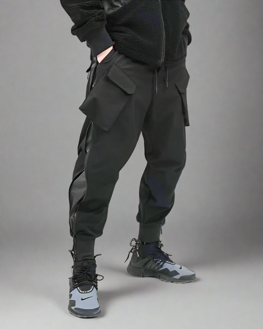 Versatile Zip-Up Cargo Pants -  active wear - Breathable Zip-Up Cargo Pants for Active Lifestyles - View 4