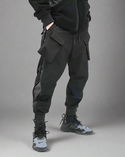 Versatile Zip-Up Cargo Pants -  active wear - Breathable Zip-Up Cargo Pants for Active Lifestyles - View 4