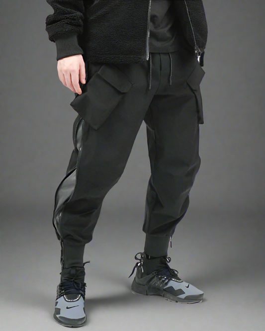 Versatile Zip-Up Cargo Pants - breathable cargo pants - Breathable Zip-Up Cargo Pants for Active Lifestyles - Main view