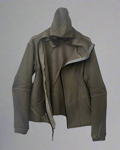 Versatile Zip-Up Hoodie Hoodie - techwear style hoodie - Futuristic Zip-Up Hoodie for Stylish Layering - Main view