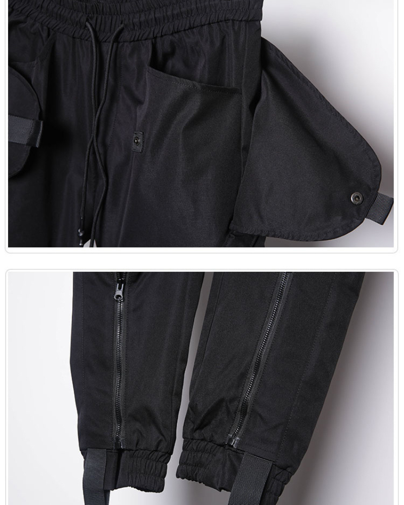 Versatile Zippered Cargo Trousers - BEST SELLERS - Functional Zippered Cargo Trousers for Everyday Use - View 9