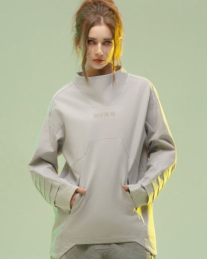 Vibrant 3D Cyberpunk Pullover -  cotton pullover - Vibrant 3D Cyberpunk Pullover for Techwear Enthusiasts - View 5
