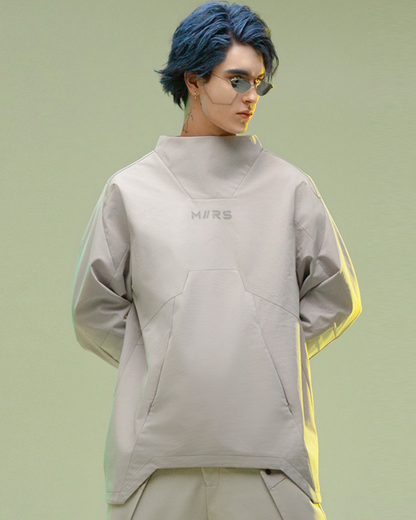 Vibrant 3D Cyberpunk Pullover - cyberpunk - Vibrant 3D Cyberpunk Pullover for Techwear Enthusiasts - Main view