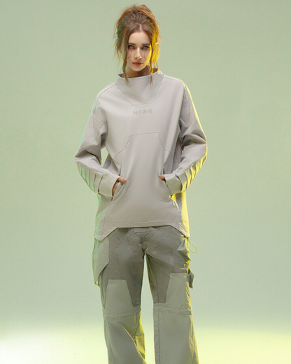Vibrant 3D Cyberpunk Pullover -  pullover - Vibrant 3D Cyberpunk Pullover for Techwear Enthusiasts - View 7