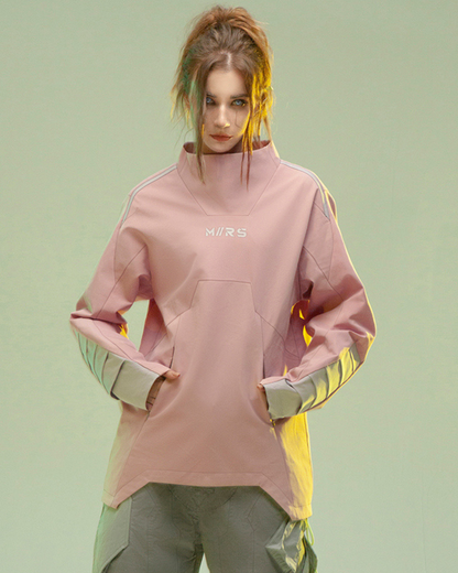 Vibrant 3D Cyberpunk Pullover - techwear style shirt - Vibrant 3D Cyberpunk Pullover for Techwear Enthusiasts - View 2