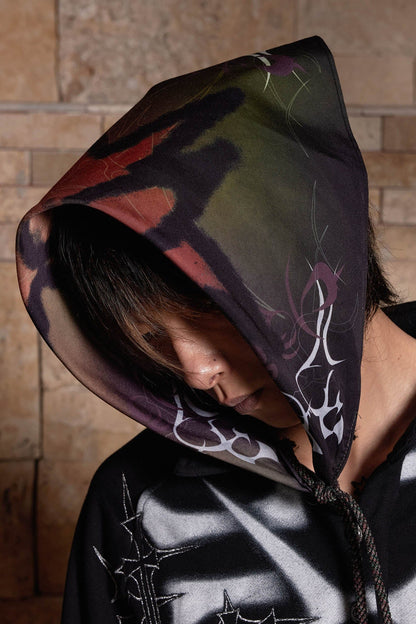 Vibrant Abstract Graffiti Headscarf -  colorful headscarf - Vibrant Abstract Graffiti Headscarf for Stylish Wear - View 12