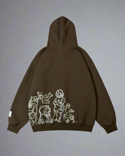 Vibrant Cartoon Streetwear Hoodie - stylish streetwear - Vibrant Cartoon Streetwear Hoodie for Everyday Comfort - View 9
