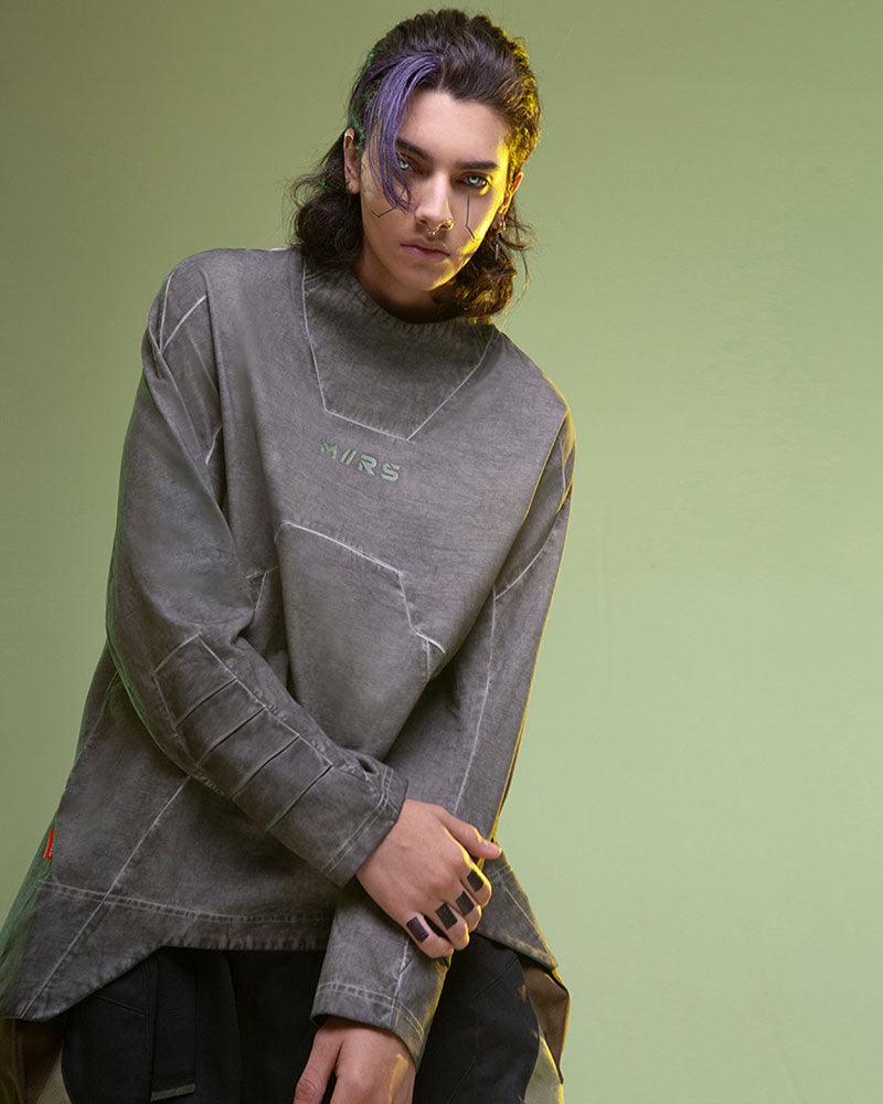 Vibrant Cyberpunk 3D Sweatshirt -  3d sweatshirt - Futuristic 3D Cyberpunk Sweatshirt for Stylish Comfort - View 4