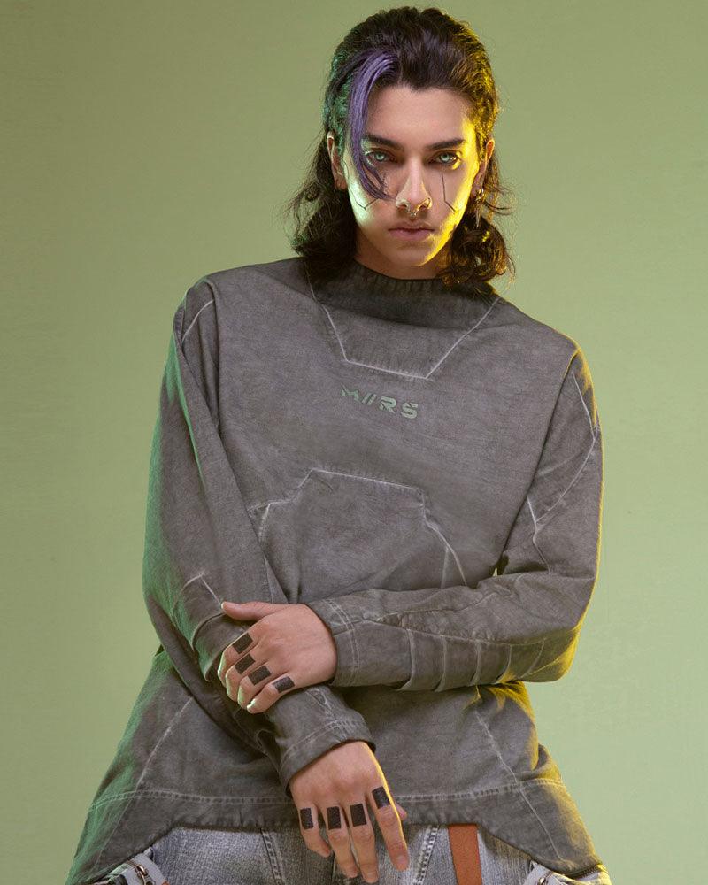 Vibrant Cyberpunk 3D Sweatshirt - cyberpunk - Futuristic 3D Cyberpunk Sweatshirt for Stylish Comfort - View 2