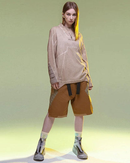Vibrant Cyberpunk 3D Sweatshirt -  techwear - Futuristic 3D Cyberpunk Sweatshirt for Stylish Comfort - View 10