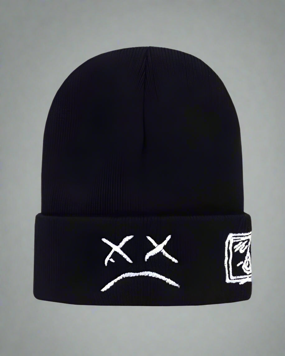 Vibrant Futuristic Beanie - beanie - Warm and Stylish Futuristic Beanie for Winter - Main view