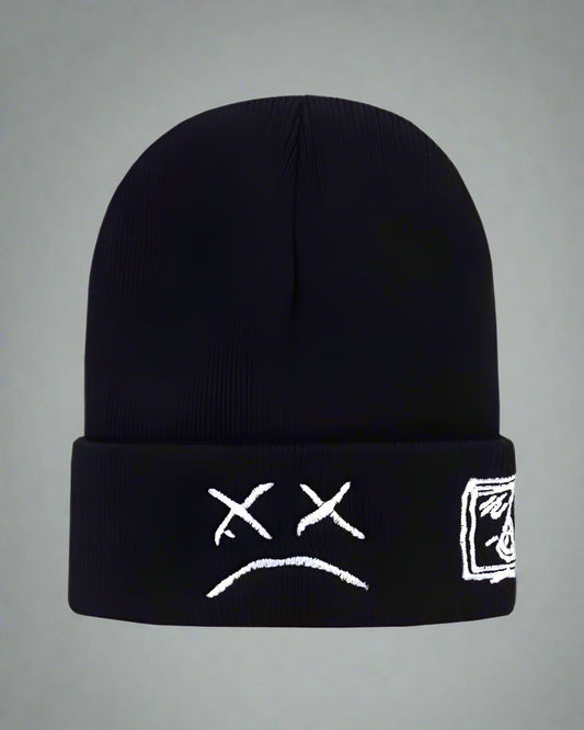 Vibrant Futuristic Beanie - beanie - Warm and Stylish Futuristic Beanie for Winter - Main view