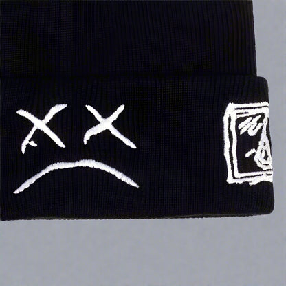 Vibrant Futuristic Beanie -  streetwear - Warm and Stylish Futuristic Beanie for Winter - View 4